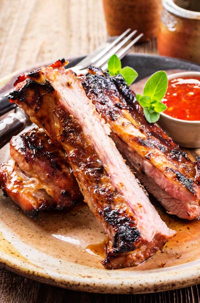 Gegrillte Spareribs Metzgerei Fritsch